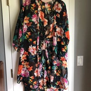 Floral kimono